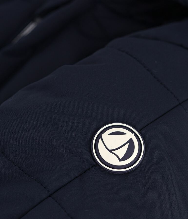 Buzo de poli&eacute;ster para beb&eacute; azul