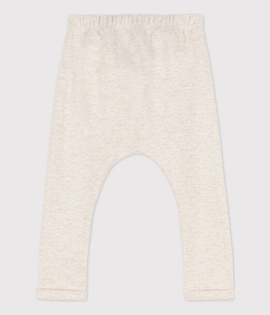 Pantalón de punto grueso para bebé beige MONTELIMAR CHINE