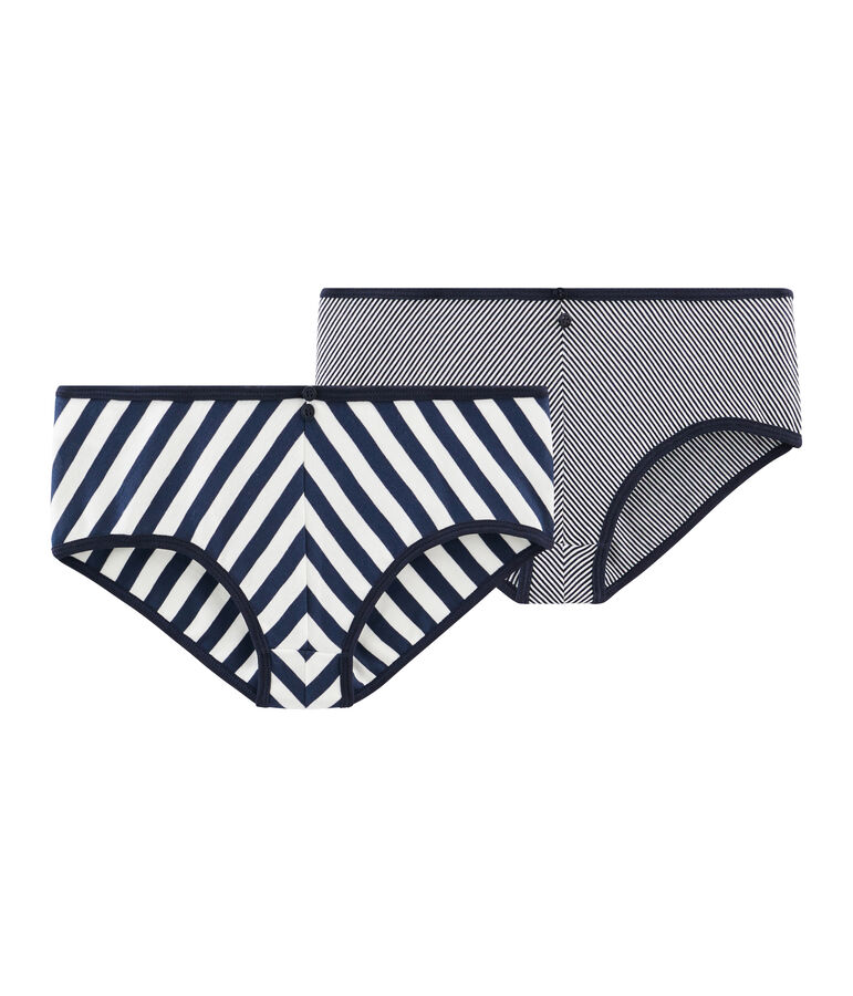 Lote de 2 braguitas de cintura alta para mujer Variante 1 PACK