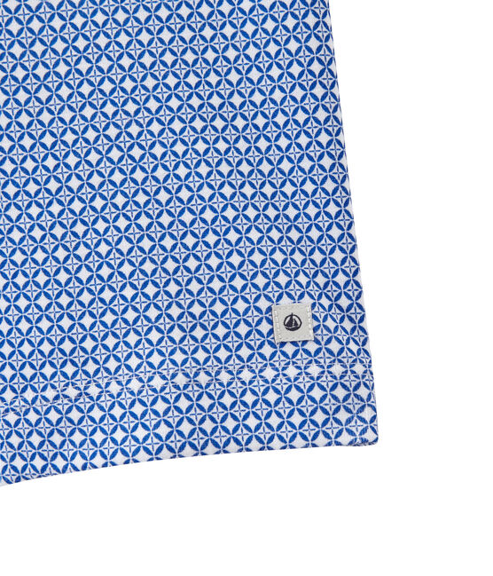 Pijama corto blanco ECUME/azul PERSE