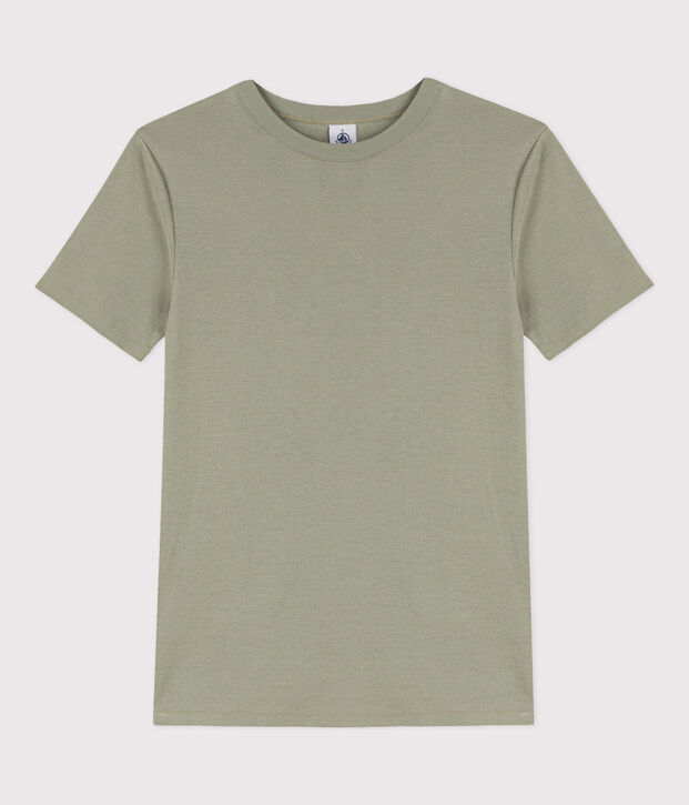 Camiseta L'ICONIQUE de algod&oacute;n con cuello redondo para mujer verde