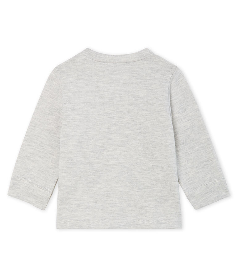 Camiseta de manga larga para beb&eacute; ni&ntilde;o gris