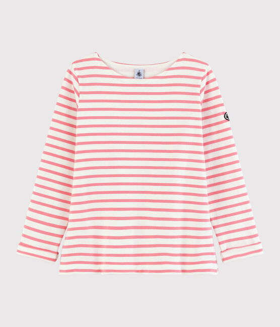 Marinera emblemática de mujer blanco MARSHMALLOW/rosa GRETEL