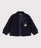 Chaqueta infantil de sherpa azul SMOKING