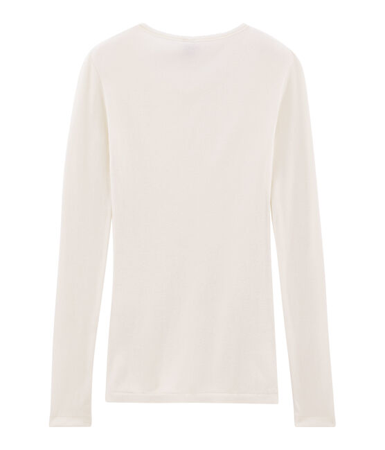 Camiseta cálida de mujer blanco MARSHMALLOW