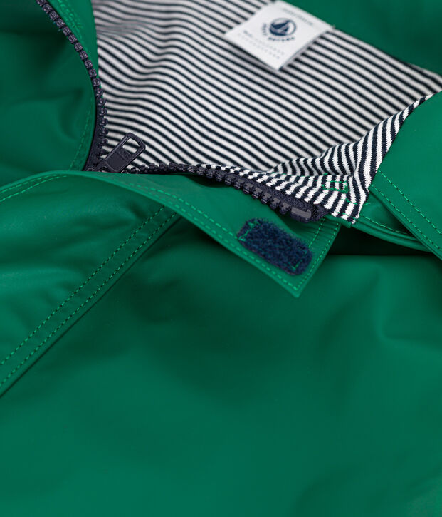 impermeable ic&oacute;nico para ni&ntilde;os verde