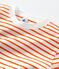Camiseta marinera de algodón de mujer blanco MARSHMALLOW/ CAROTTE