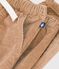 Pantal&oacute;n de terciopelo liso para beb&eacute; LATTE