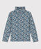 Prenda de cuello de cisne con estampado de flores de algodón de niña ROVER/ MULTICO