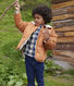 	Chaleco corto forrado de borreguito de niño/niña