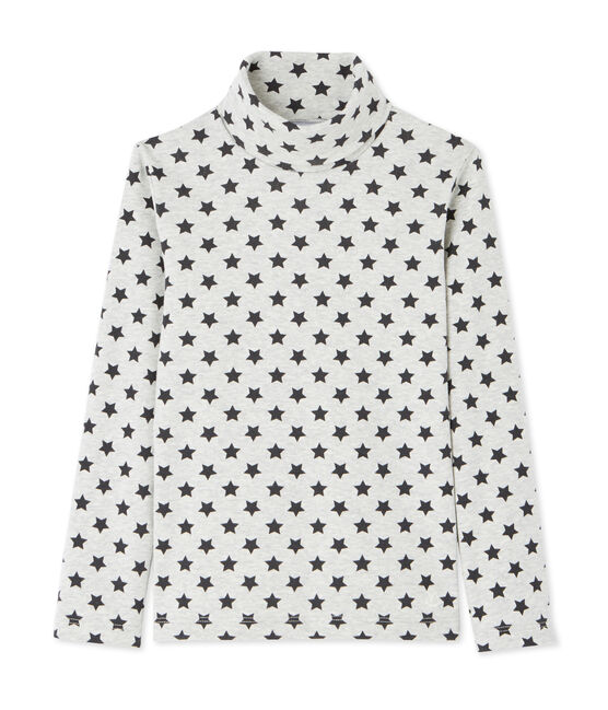 Camiseta cuello cisne estrellas gris BELUGA/gris MAKI