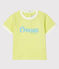 Camiseta de manga corta para bebé niño amarillo SUNNY