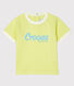 Camiseta de manga corta para bebé niño