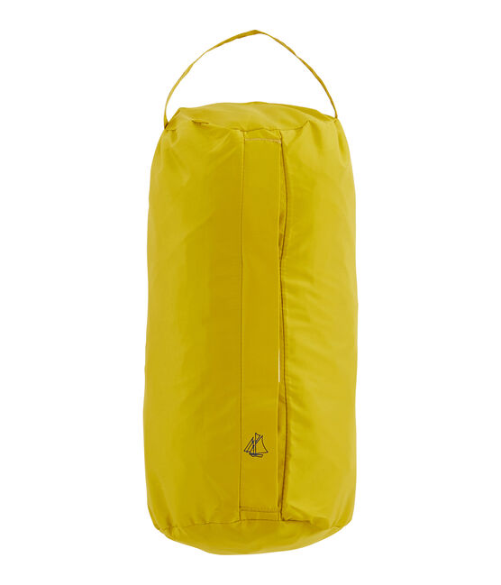 Cortavientos largo reversible para mujer amarillo BAMBOO/verde PINEDE