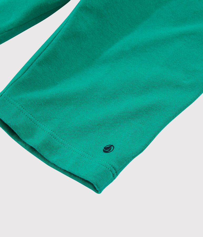 Bermudas de punto de ni&ntilde;o verde