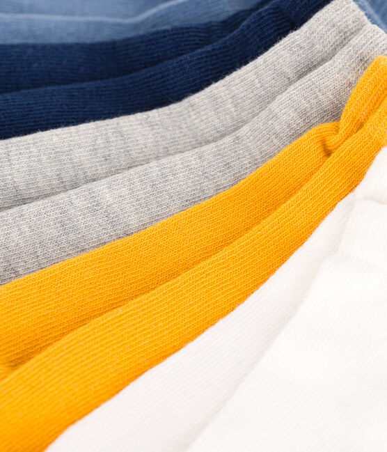 5 pares de calcetines infantiles lisos de algodón variante 1