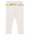Leggings con volantes para bebé niña blanco MARSHMALLOW/amarillo OR