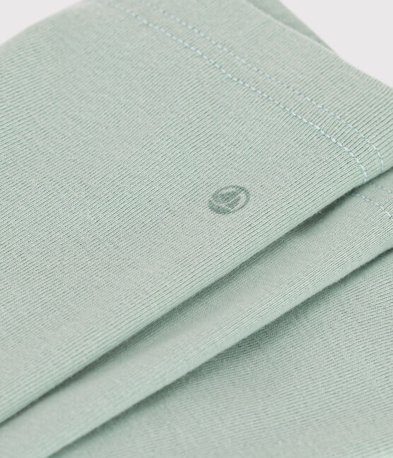 Leggings de algodón para bebé verde HERBIER