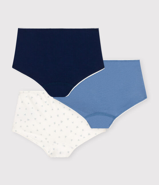 Juego de 3 culottes infantiles de algodón y elastano variante 1