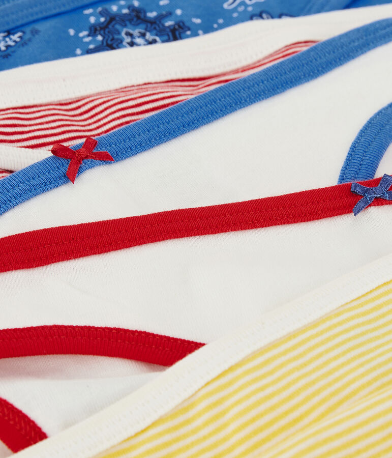 Juego de 5 braguitas de algod&oacute;n ORG&Aacute;NICO de mujer multicolor