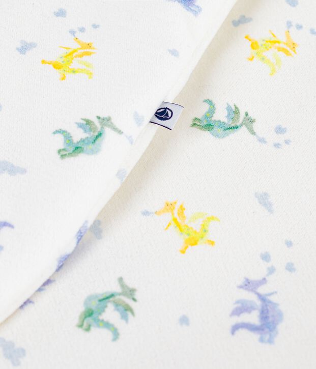 Saco para beb&eacute; de algod&oacute;n con estampado de dragones TOG 3 blanco/multicolor