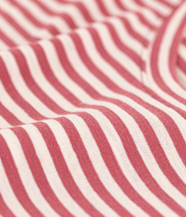 Camiseta LA RECTA de algod&oacute;n con cuello redondo para mujer rosa/crudo