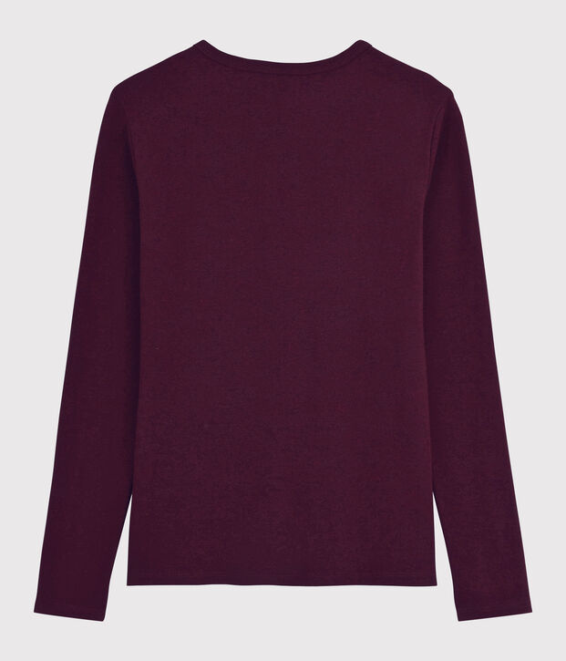 Camiseta ic&oacute;nica con cuello de pico para mujer rojo