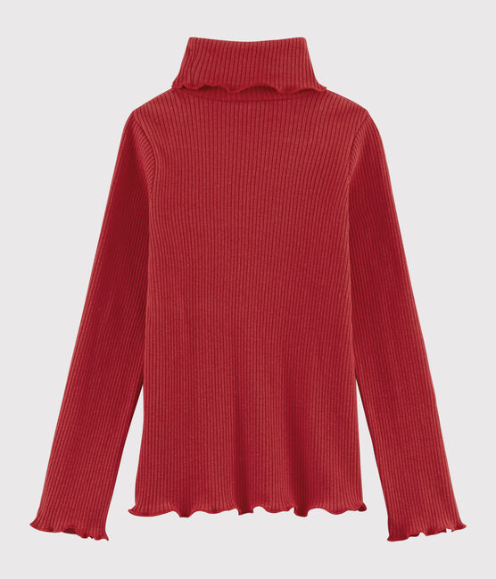Jersey de cuello alto para niña rojo TERKUIT