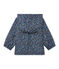 Chaqueta con capucha bebé niña estampada azul SMOKING/blanco MULTICO