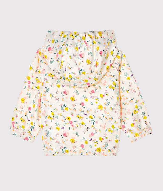 Cortavientos estampado para beb&eacute; unisex blanco/rosa/multicolor
