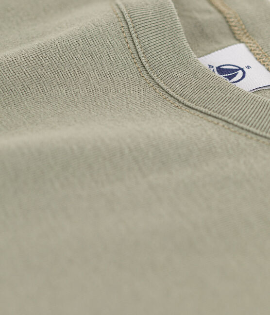 Camiseta L'ICONIQUE de algodón con cuello redondo para mujer verde MARECAGE