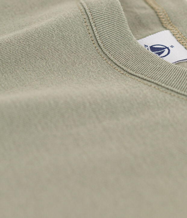 Camiseta L'ICONIQUE de algod&oacute;n con cuello redondo para mujer verde
