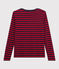 Camiseta a rayas para mujer azul SMOKING/rojo TERKUIT