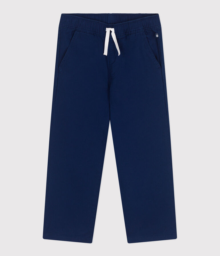 Pantal&oacute;n infantil de algod&oacute;n azul