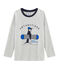 Camiseta de manga larga para niño gris BELUGA CHINE