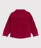 Camisa infantil lisa de pana AMARANTE