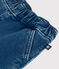 Vaquero de tejido denim para bebé azul BLEU DELAVE