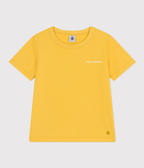 Camiseta estampada de jersey ligero para niño amarillo NECTAR