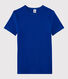 Camiseta de cuello redondo emblemática de algodón de mujer