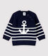 Jersey de punto de algodón/lino de bebé niño