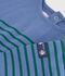 Camiseta de manga larga a rayas de algod&oacute;n para beb&eacute; azul/verde
