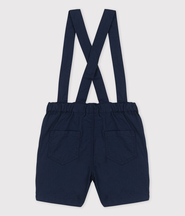 Graciosos shorts con tirantes de sarga para beb&eacute; SMOKING