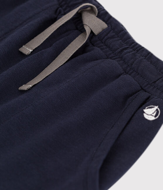 Shorts de punto flameado para niña azul SMOKING