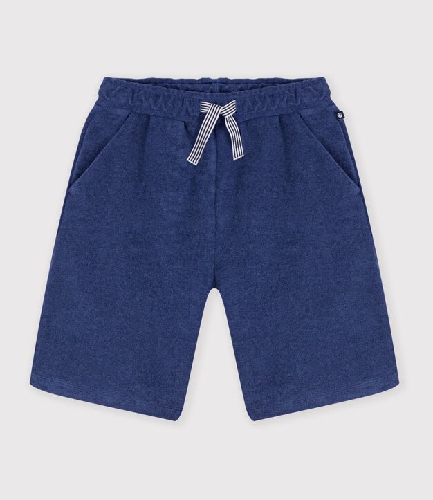 Bermudas cortas infantiles de algod&oacute;n liso CREPUSCULE