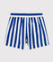 Pantalón corto de baño para bebé blanco MARSHMALLOW/azul SURF