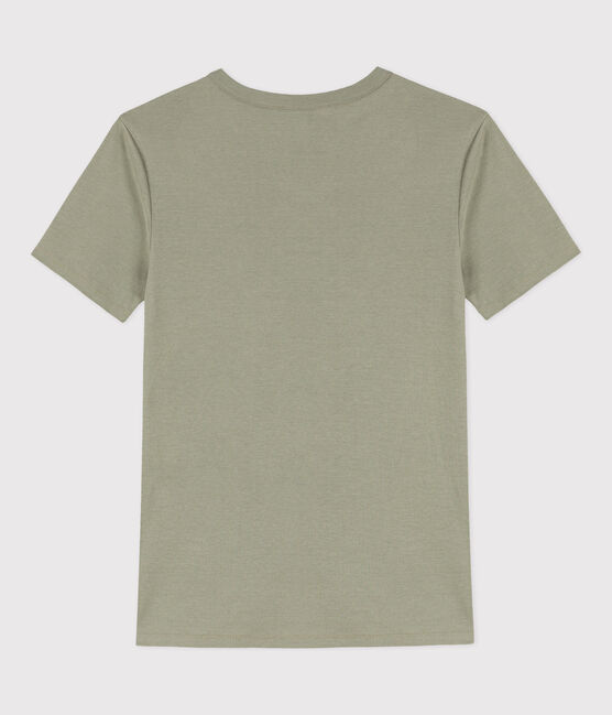 Camiseta L'ICONIQUE de algodón con cuello redondo para mujer verde MARECAGE