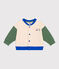 Chaqueta teddy colorblock de algodón para bebé AVALANCHE/ PALMERAIE