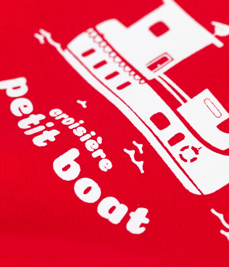 Chaqueta de b&eacute;isbol de mulet&oacute;n de beb&eacute; rojo PEPS/azul SMOKING