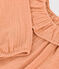 Blusa de gasa de algodón para niña rosa SIENNA