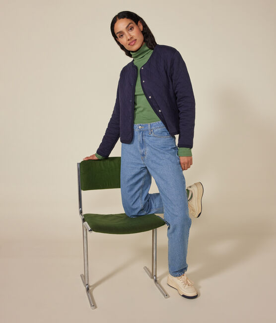 Cárdigan de túbico para mujer azul SMOKING